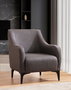 Atelier Del Sofa Belissimo - Sillón orejero Gris oscuro